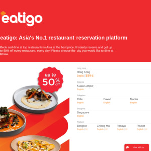 Eatigo: Deals, Coupons And Vouchers - CheapCheapLah