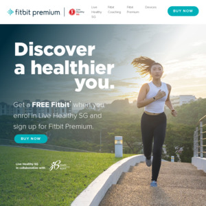 live healthy sg fitbit premium