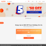 Klook 8% off and Flash Deals