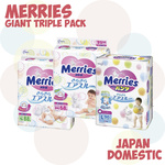 3 Packs Merries Diapers $60.50 + Free Delivery @ Bae.B via Qoo10