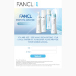 Free Essential Skincare Sample from FANCL (Collect In-Store)