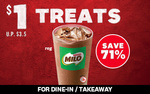 $1 Iced Milo at KFC via App