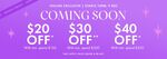 $20 off ($150 Min Spend), $30 off ($200 Min Spend) or $40 off ($250 Min Spend) Sitewide at Sephora [Beauty Pass Members]