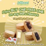 Buy 1 Get 1 Free on Maru Flavours at Jollibean (Fridays)