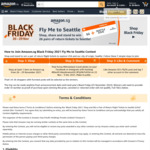 Win 1 of 26 Return Tickets to Seattle from Amazon SG