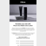 Free B.A Trial Kit (Worth $50) from POLA (Collect in-Store)