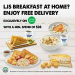 Free delivery on GrabFood, with a min. spend of $28 from Long John Silvers