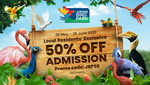 50% off Admission at Jurong Bird Park from Mandai