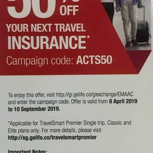 50 Off Travel Insurance With Great Eastern Cheapcheaplah