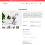 Buy 2 & Get 25% Discount on Personalized Photo Magnets