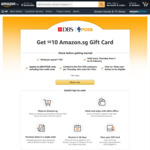 Bonus $10 Gift Card When You Spend $150 at Amazon SG (DBS/POSB Cards)