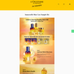 Free Immortelle 4pc Skin Care Kit from L’OCCITANE (Collect in-Store)
