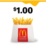 Small Fries for $1 at McDonald's via App