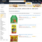 $8 off ($60 Min Spend) on Participating Nestle Products at Amazon SG