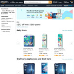 $12 off ($60 Min Spend) on Selected P&G Brands at Amazon SG