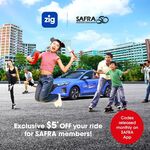 $5 off Rides with ComfortDelGro Zig (SAFRA Members)