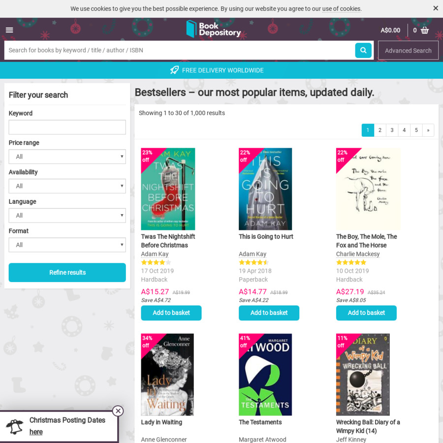 Coupon code for book depository