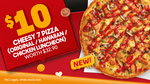 Cheesy 7 Pizza for $10 (U.P. $32.90, $15 Min Spend) at Pizza Hut