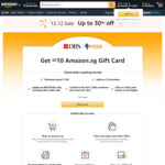Bonus $10 Gift Card When You Spend $150 at Amazon SG (DBS/POSB Cards)