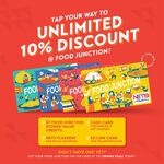 10% off All Regular Priced Items at Food Junction with Food Junction Tap Tap NETS Card