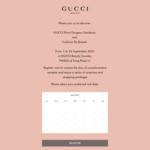Free GUCCI Flora Gorgeus Gardenia/Cushion De Beauté Samples from TANGS (Collect In-Store)