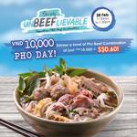 Pho Day at Pho Street: S$0.60 for a full-sized bowl of Signature Pho Beef Combination!