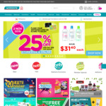 25% off Storewide ($38 Min Spend) at Watsons [Members]