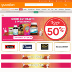 Up to 50% off Selected Gut Health & Wellbeing Products at Guardian