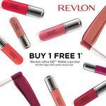 Watsons - Buy 1 Get 1 Free Revlon Ultra HD Matte Lipcolor SGD $21.90 for 2