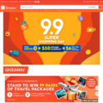 $4 off ($40 Min Spend), $10 off ($150 Min Spend) or $100 off ($1200 Min Spend) Sitewide at Shopee