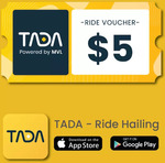 $5 TADA Voucher Code for $3.90 at TADA via Lazada