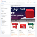 Free Bluetooth Speaker with $60 Minimum Spend on Participating Coca-Cola Products at FairPrice On