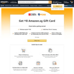 Bonus $8 Gift Card When You Spend $138 at Amazon SG (DBS/POSB Cards)