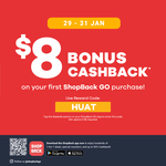 $8 off Your First ShopBack GO Purchase