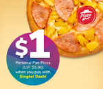 Pizza Hut X Singtel Dash - $1 Personal Pan Pizza with Dash Payment