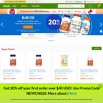 20% off Sitewide (US $40 Min Spend) for New Customers at iHerb