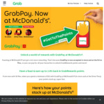 Bonus 1.2% Points ($12 Min Spend) with GrabPay Payments at McDonald's