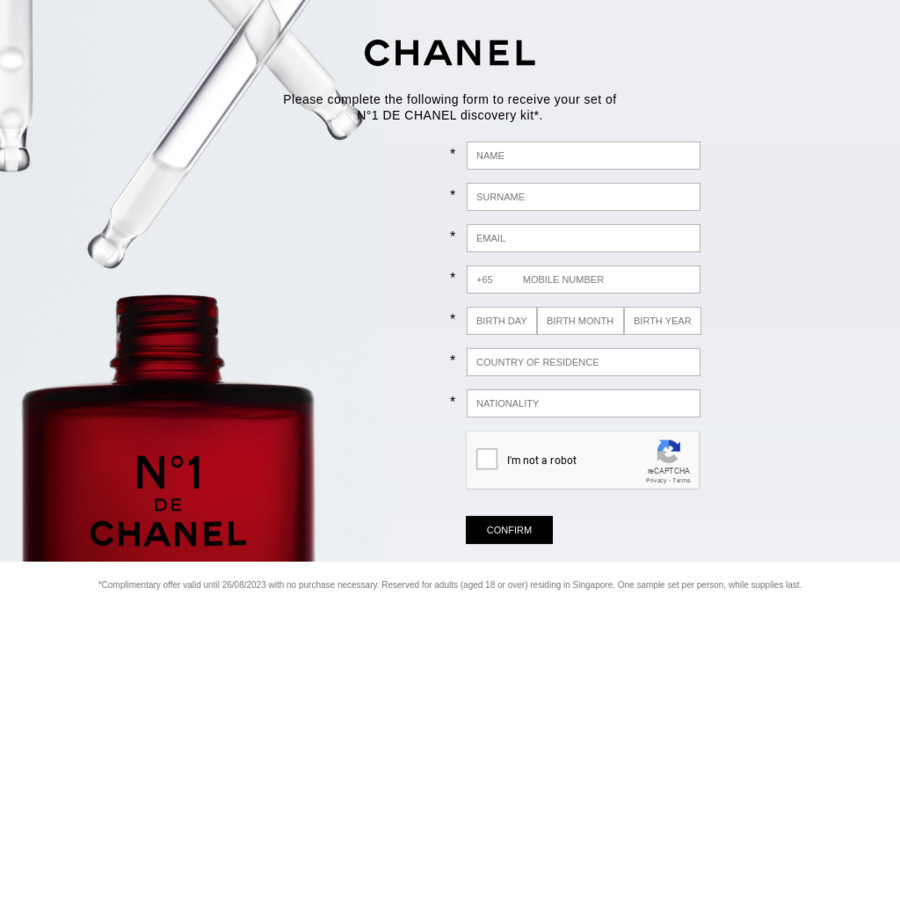 Free Chanel No. 1 Sample @ Chanel (Collect In-Store) - CheapCheapLah