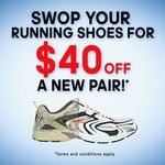 Swop Your Running Shoes for $40 off a New Pair at Royal Sporting House