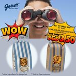 Buy a Large Bag, Get a 2nd Large Bag for $3.50 at Garrett Popcorn Shops
