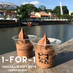 1 for 1 Limited Edition Chocolate Soft Serve at TSUJIRI (Facebook/Instagram Required, The Central at Clarke Quay)