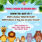 Free 1 Hour Admission for 1 Adult + Child @ WAN TO PLAY FOREST (Katong)