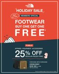 Buy a Pair of Footwear and Get The 2nd Pair Free at North Face