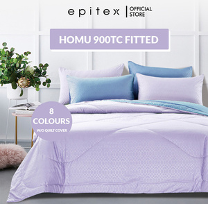 1 For 1 Homu 900TC Fitted Bedsheet $19.90 + $1.99 Delivery @ Epitex via Qoo10