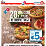 Domino's Pizza - $5 Personal Pizzas (Save $5.80)