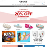 Extra 20% off Clearance Items Plus Free Shipping Sitewide (No Min Spend) at Crocs