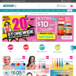 20% off Storewide ($38 Min Spend) + Extra $10 off ($150 Min Spend) at Watsons