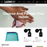 Free Standard Delivery over $60 @ Lush Cosmetics