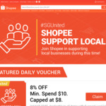 $10 off Min. Spend $90 with Visa at Shopee