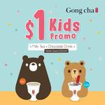 Petite Milk Tea or Chocolate Drink for $1 at Gong Cha